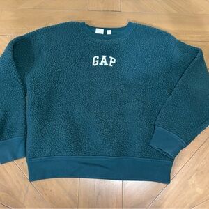 GAP Kids Teal Sherpa Sweatshirt